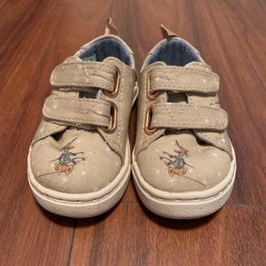 Toms Lenny Cinderella sneaker. Toddler girl.